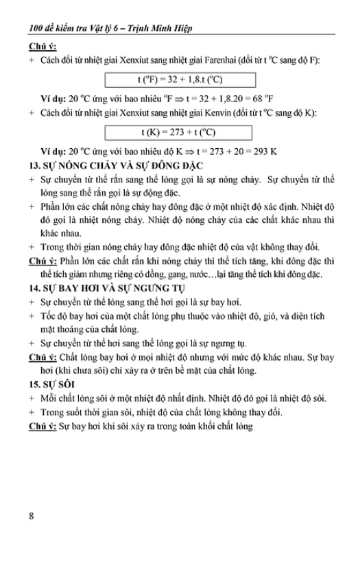 100 đề kiểm tra vật lý 6 - Ảnh 8