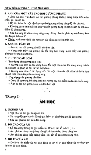 100 đề kiểm tra vật lý 7 - Ảnh 4