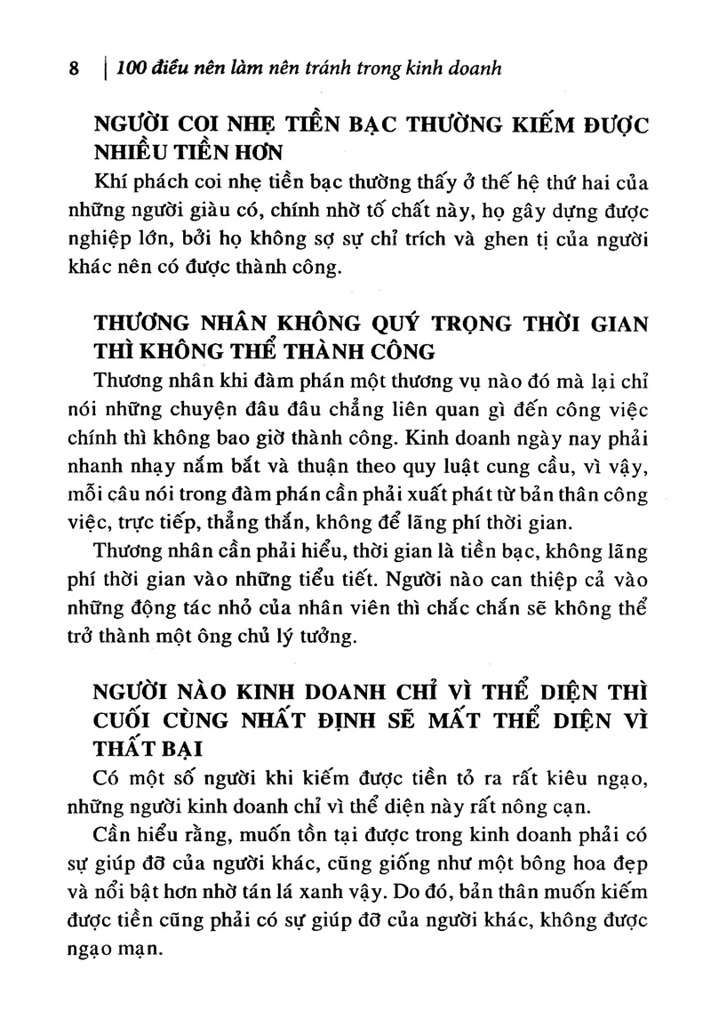 100 điều nên làm, nên tránh trong kinh doanh (tái bản 2019) - Ảnh 5