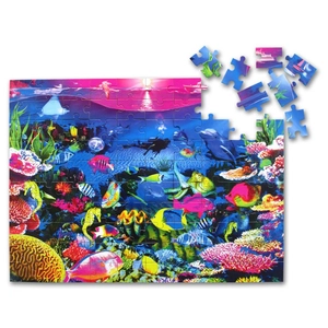 100-piece children's neon jigsaw: neon reef - Ảnh 7
