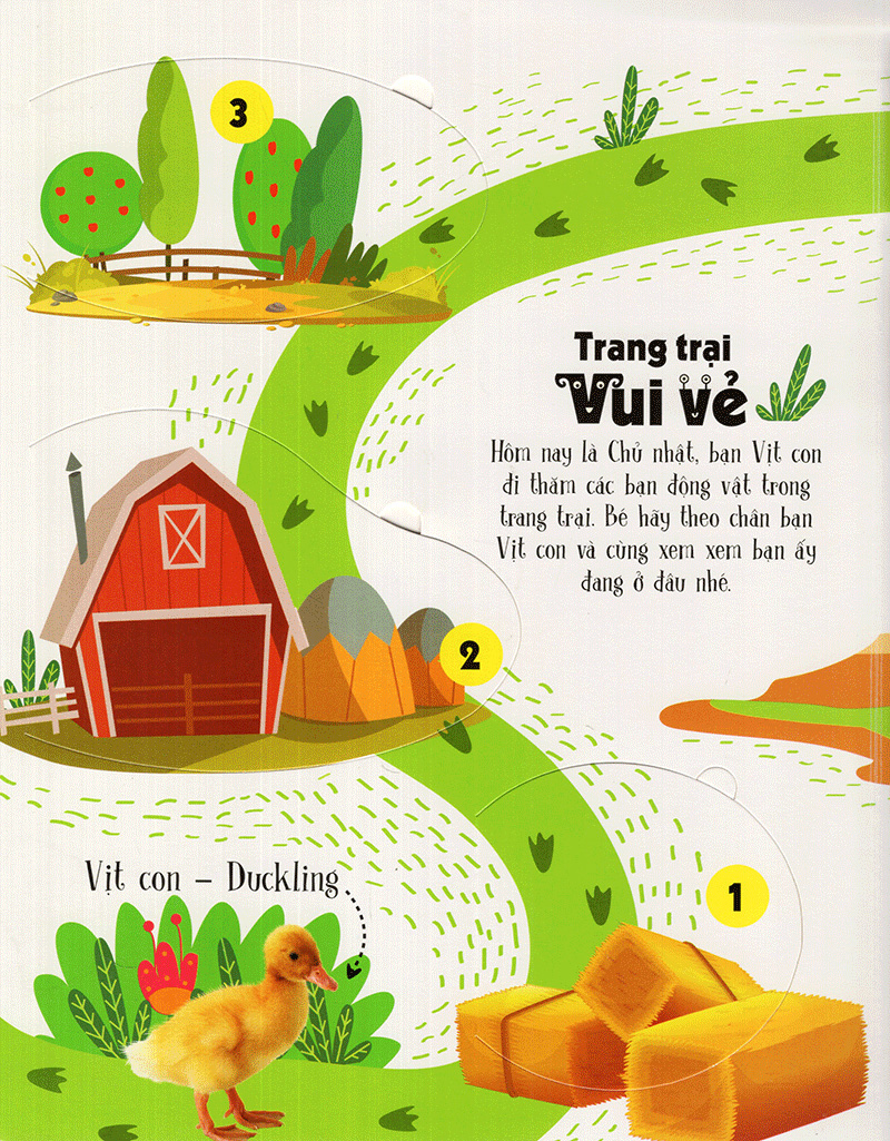 100 từ đầu tiên về các loài động vật - sách lật mở (2018) - Ảnh 4