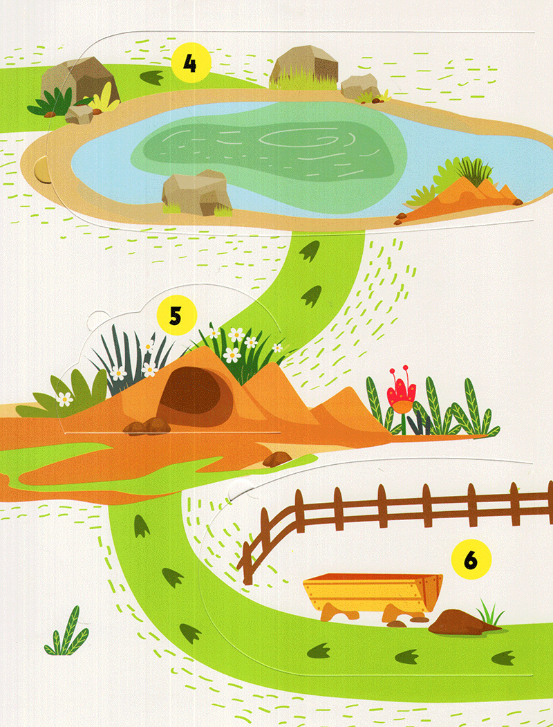 100 từ đầu tiên về các loài động vật - sách lật mở (2018) - Ảnh 5