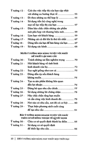 100 ý tưởng bán hàng hay nhất mọi thời đại (tái bản 2022) - Ảnh 6