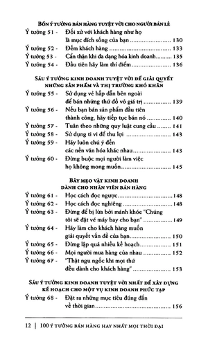 100 ý tưởng bán hàng hay nhất mọi thời đại (tái bản 2022) - Ảnh 8