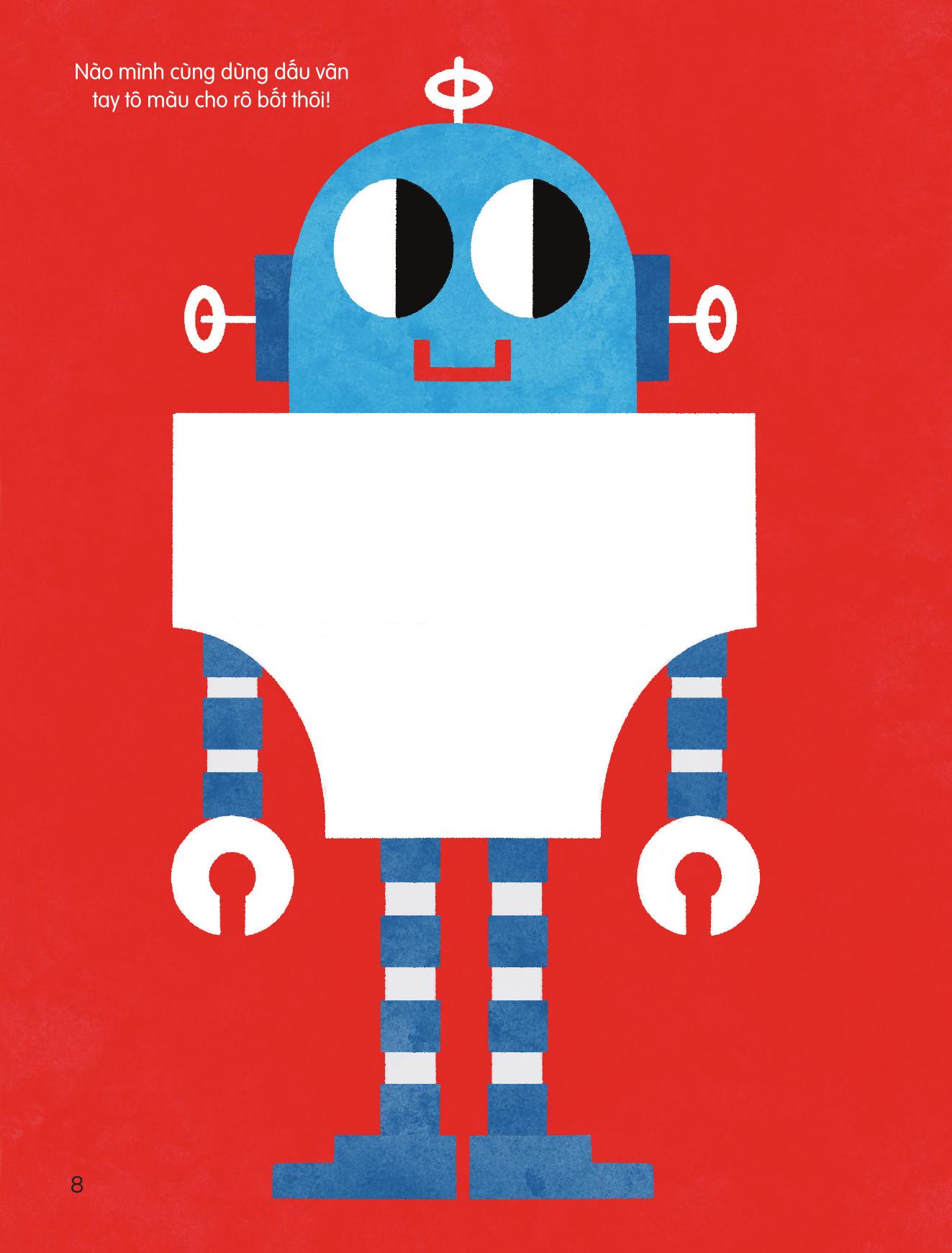 100++ Ý Tưởng Sáng Tạo Vẽ Tranh Bằng Vân Tay - Cuộc Sống Quanh Em - Bìa Cứng - Ảnh 10