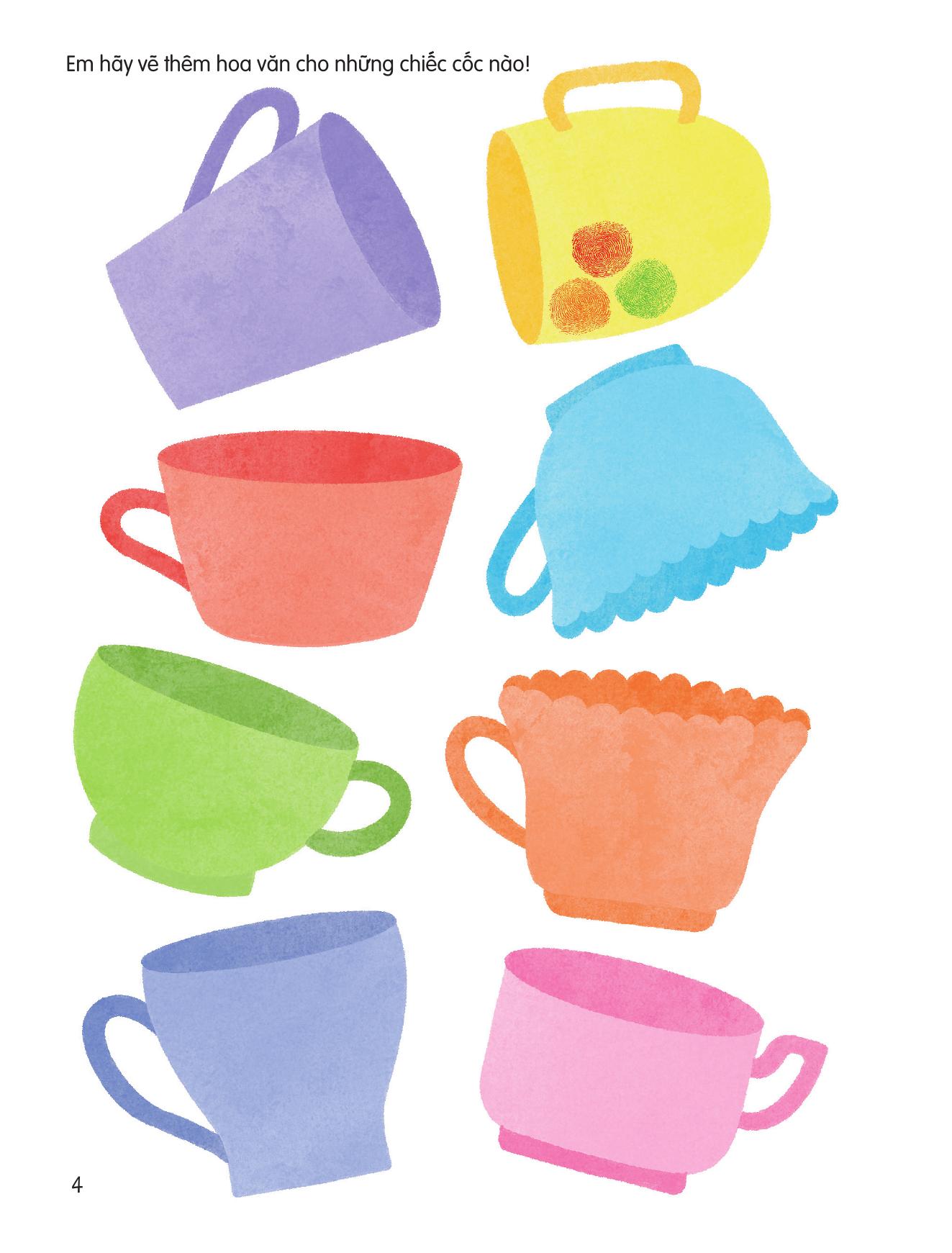 100++ Ý Tưởng Sáng Tạo Vẽ Tranh Bằng Vân Tay - Cuộc Sống Quanh Em - Bìa Cứng - Ảnh 6