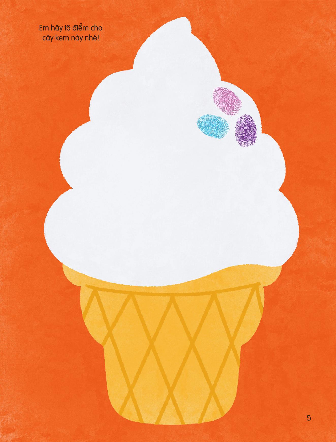 100++ Ý Tưởng Sáng Tạo Vẽ Tranh Bằng Vân Tay - Cuộc Sống Quanh Em - Bìa Cứng - Ảnh 7