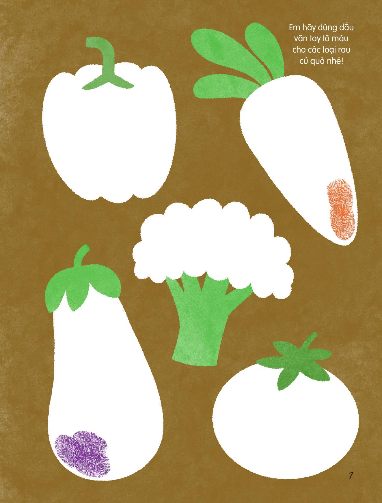 100++ Ý Tưởng Sáng Tạo Vẽ Tranh Bằng Vân Tay - Cuộc Sống Quanh Em - Bìa Cứng - Ảnh 9