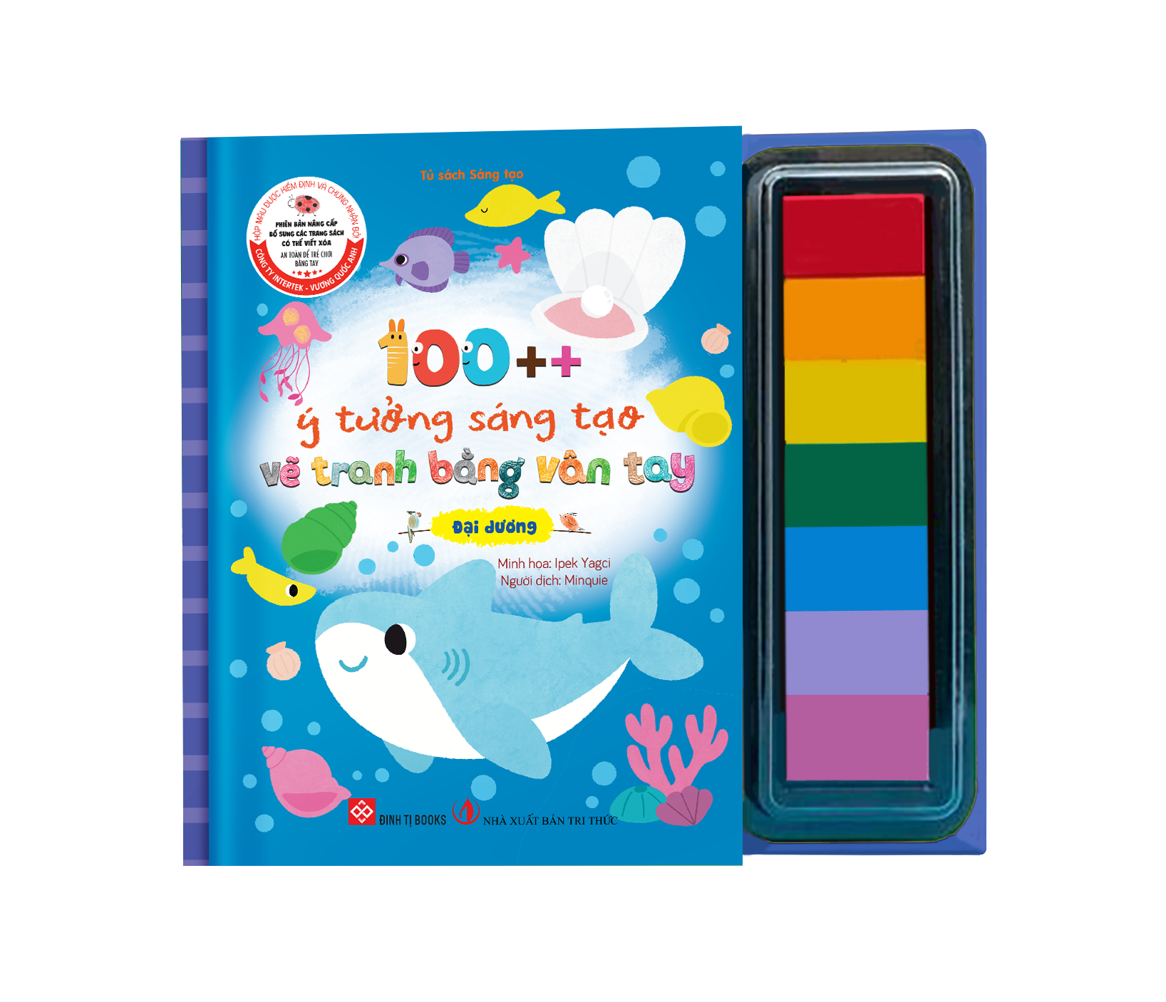 100++ Ý Tưởng Sáng Tạo Vẽ Tranh Bằng Vân Tay - Đại Dương - Bìa Cứng - Ảnh 2