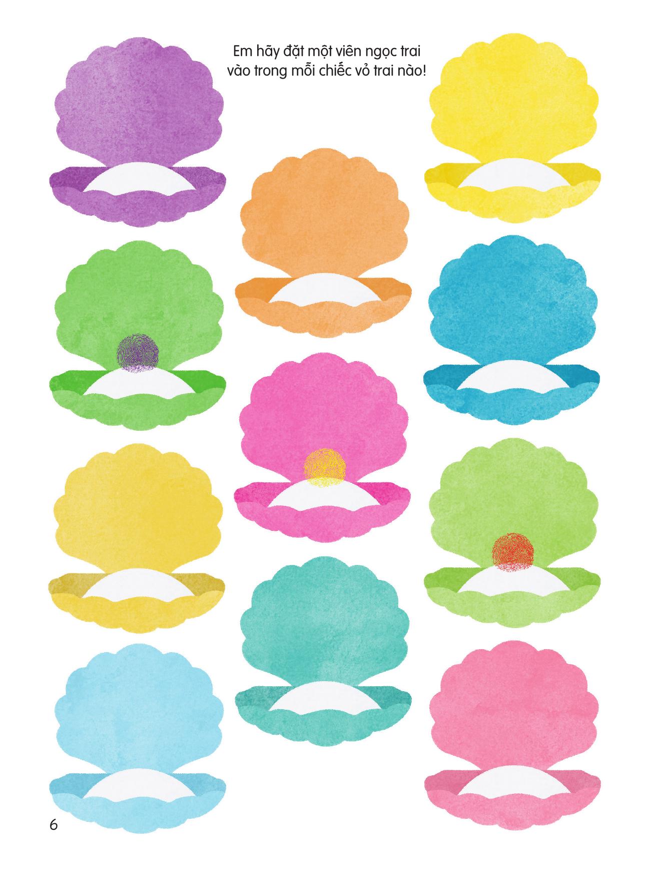 100++ Ý Tưởng Sáng Tạo Vẽ Tranh Bằng Vân Tay - Đại Dương - Bìa Cứng - Ảnh 8