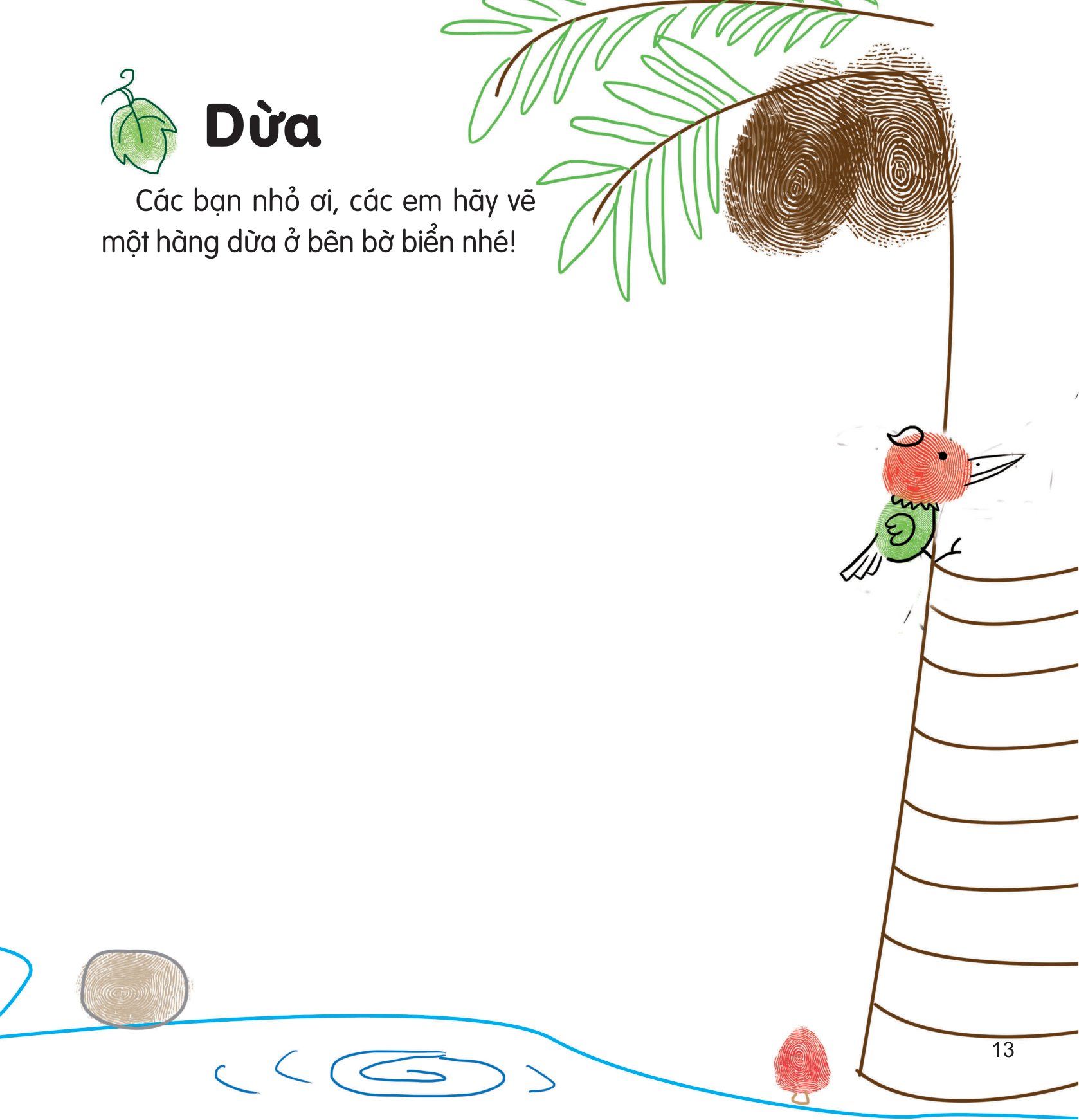 100++ ý tưởng sáng tạo vẽ tranh bằng vân tay - thực vật - bìa cứng - Ảnh 10