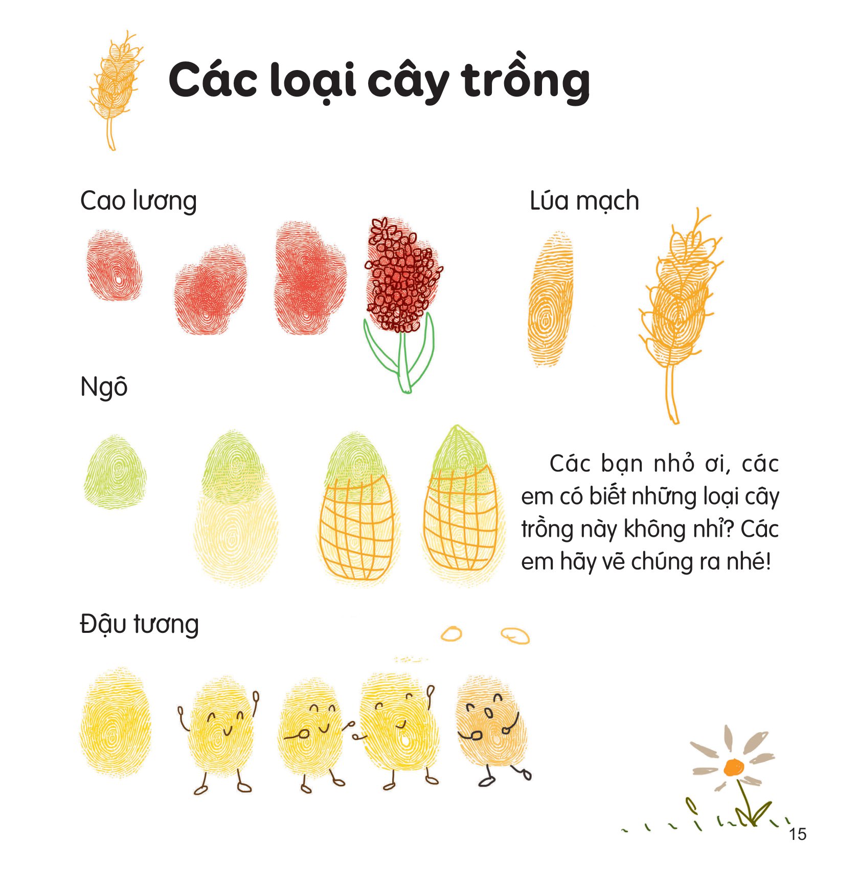 100++ ý tưởng sáng tạo vẽ tranh bằng vân tay - thực vật - bìa cứng - Ảnh 12