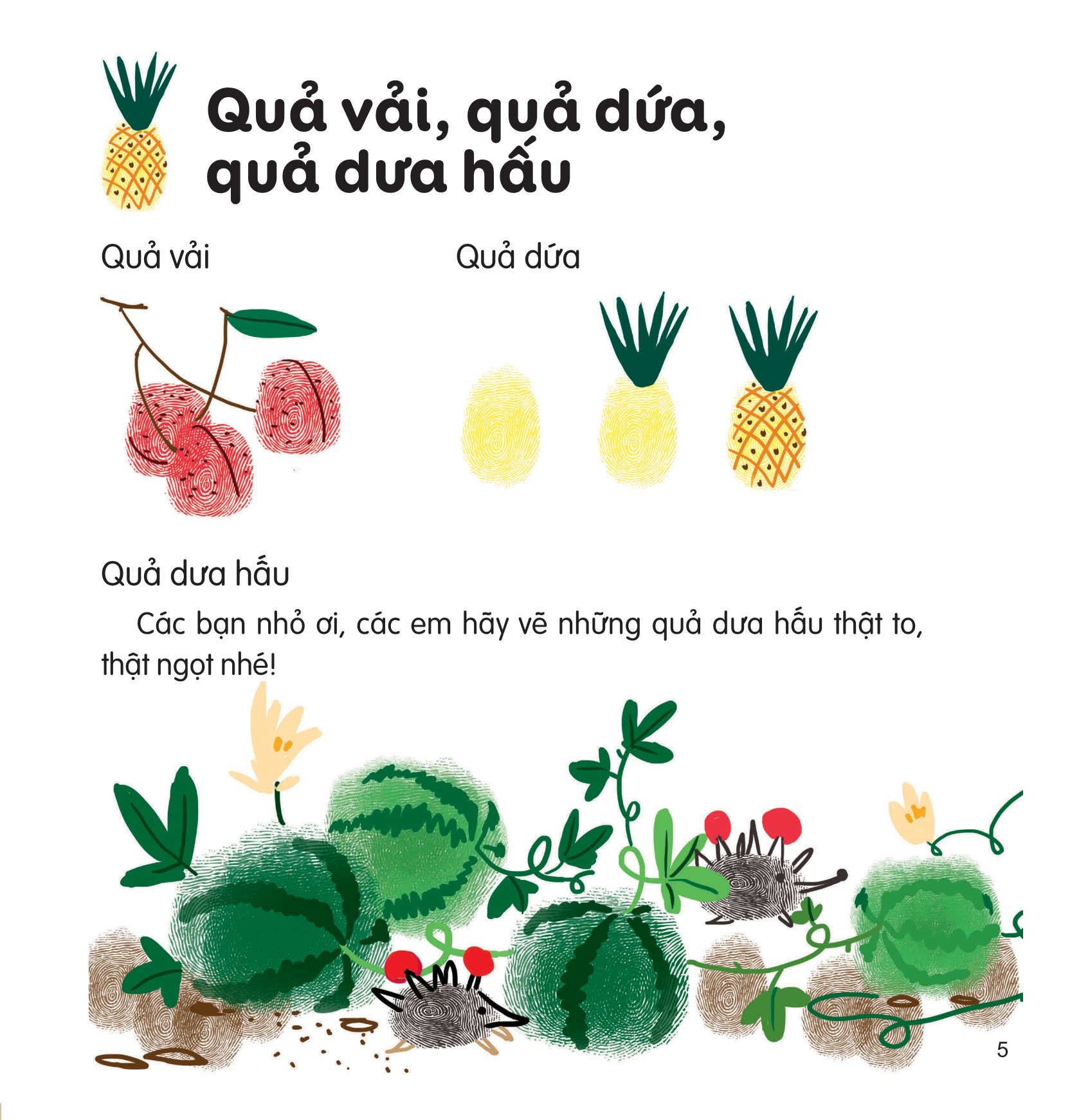 100++ ý tưởng sáng tạo vẽ tranh bằng vân tay - thực vật - bìa cứng - Ảnh 2