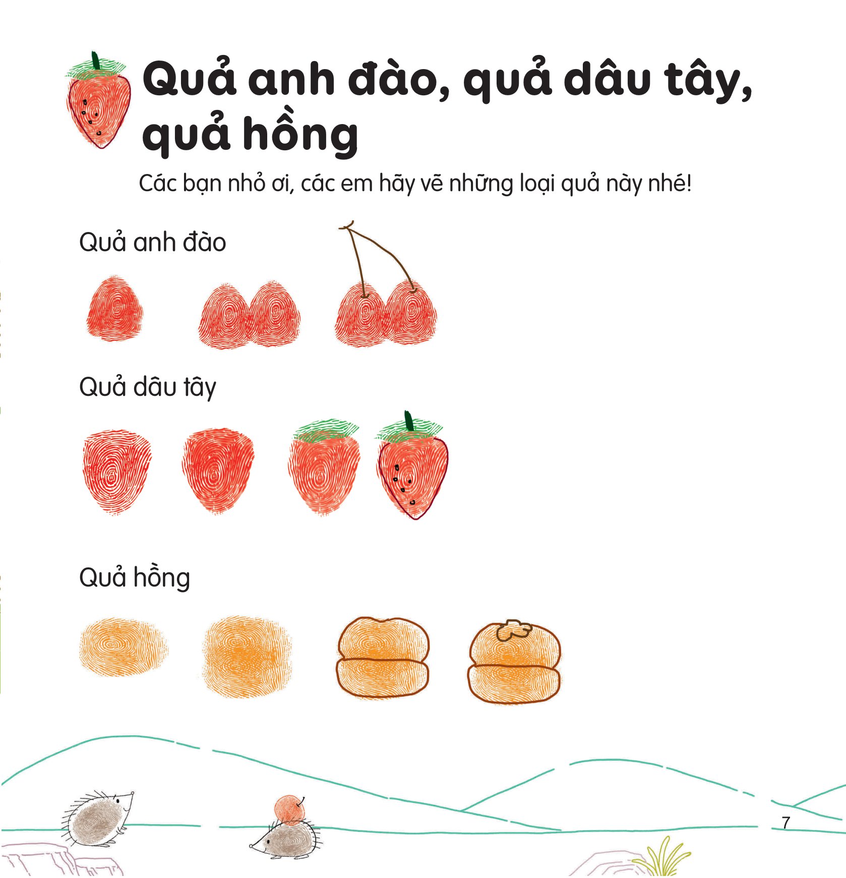 100++ ý tưởng sáng tạo vẽ tranh bằng vân tay - thực vật - bìa cứng - Ảnh 4