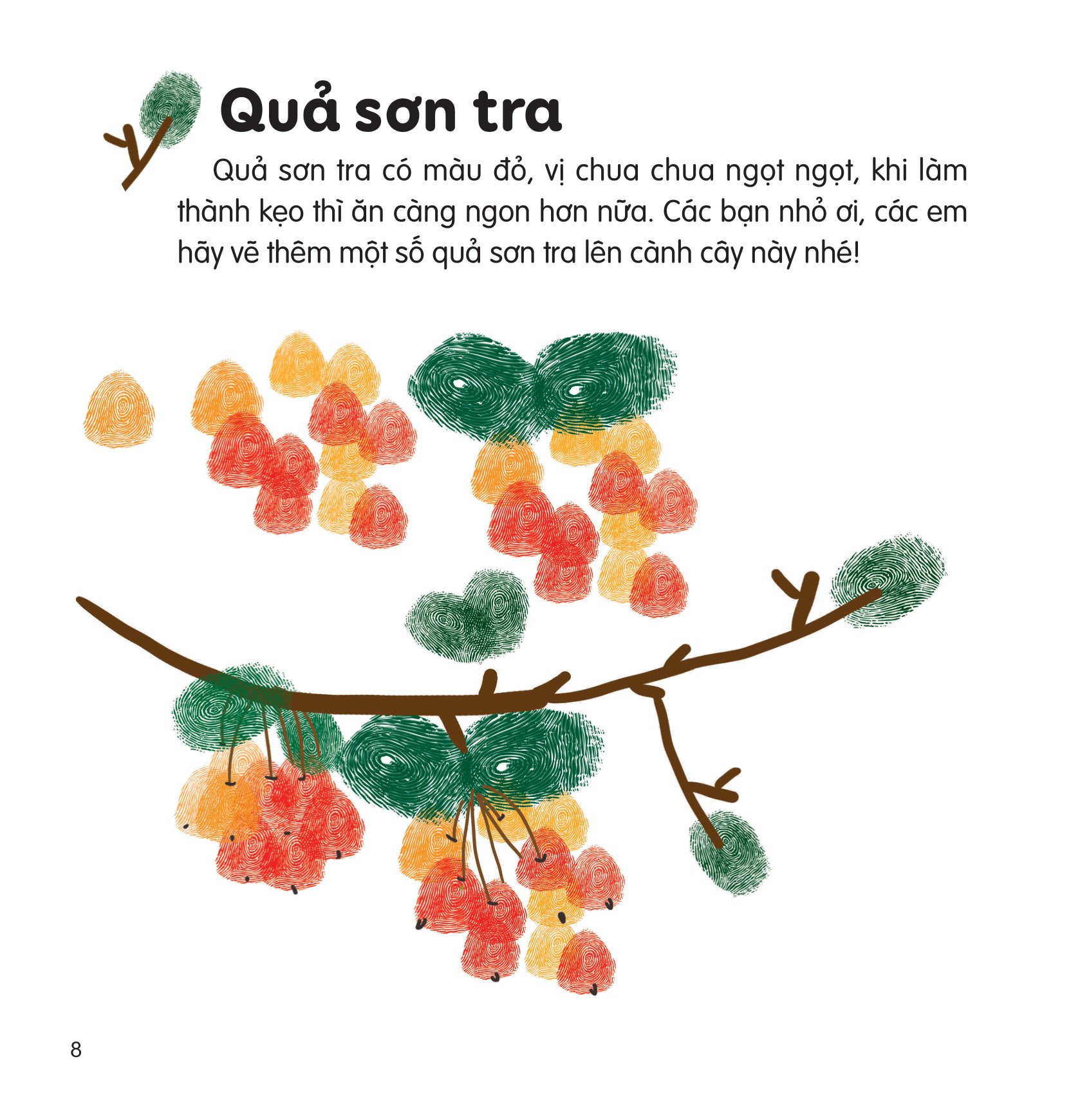 100++ ý tưởng sáng tạo vẽ tranh bằng vân tay - thực vật - bìa cứng - Ảnh 5