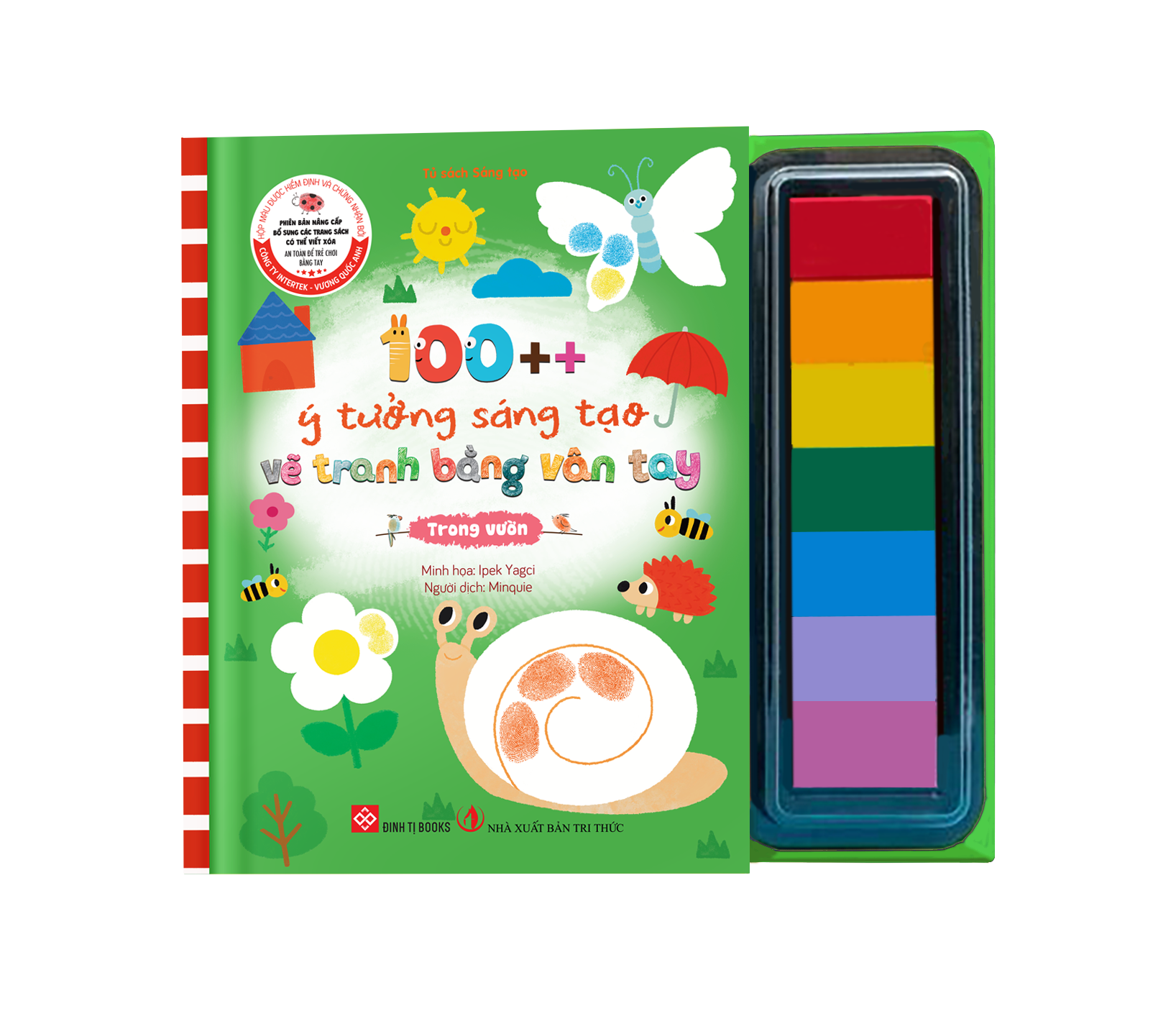 100++ Ý Tưởng Sáng Tạo Vẽ Tranh Bằng Vân Tay - Trong Vườn - Bìa Cứng - Ảnh 2