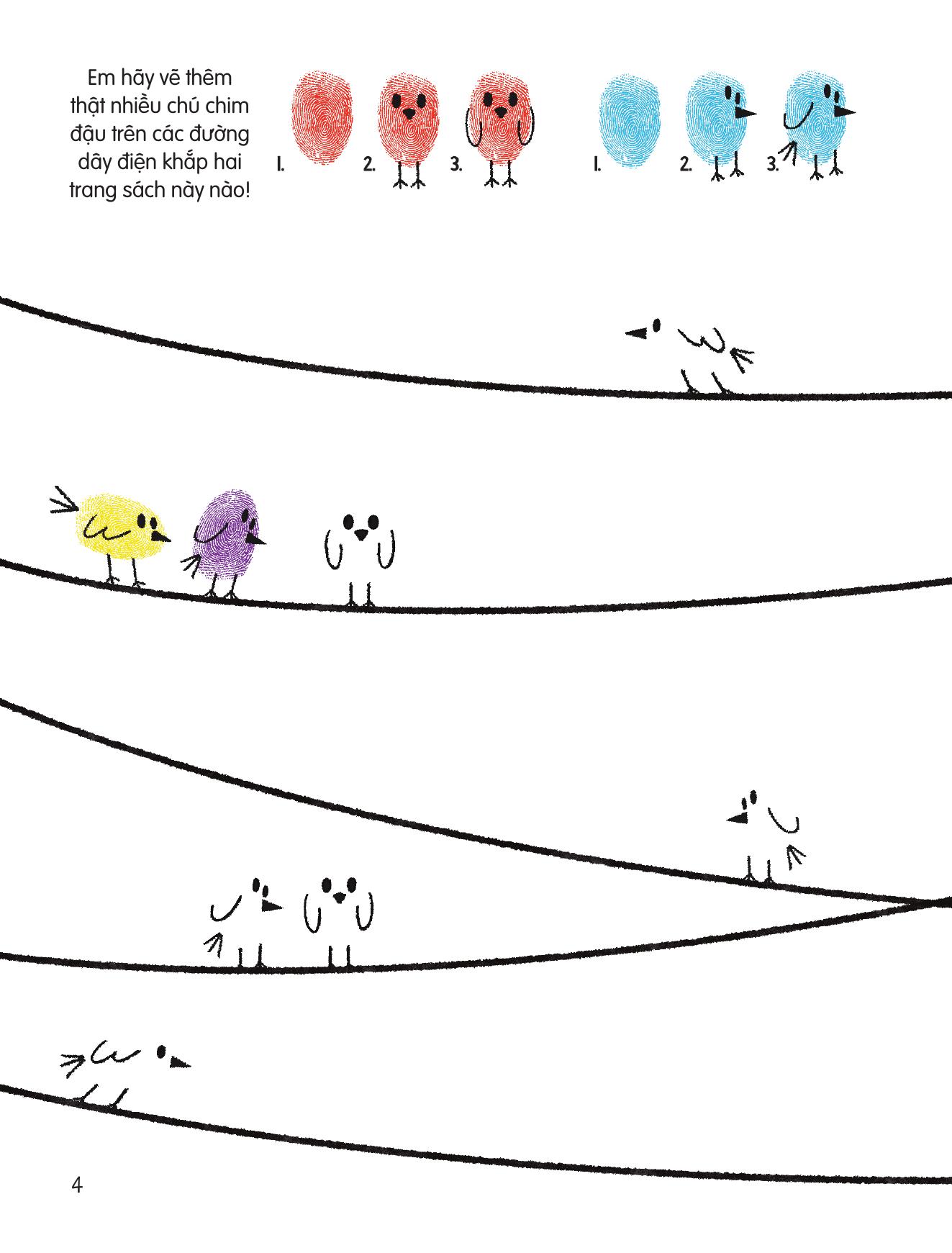 100++ Ý Tưởng Sáng Tạo Vẽ Tranh Bằng Vân Tay - Trong Vườn - Bìa Cứng - Ảnh 6