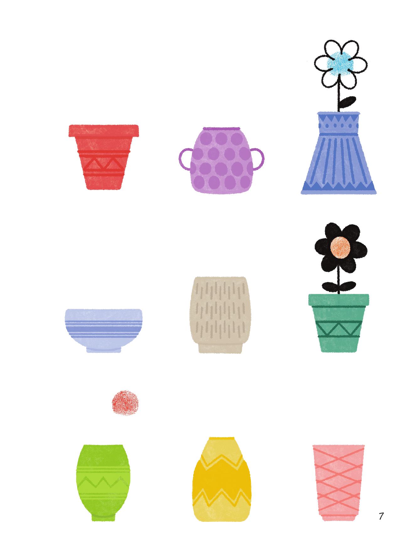 100++ Ý Tưởng Sáng Tạo Vẽ Tranh Bằng Vân Tay - Trong Vườn - Bìa Cứng - Ảnh 9