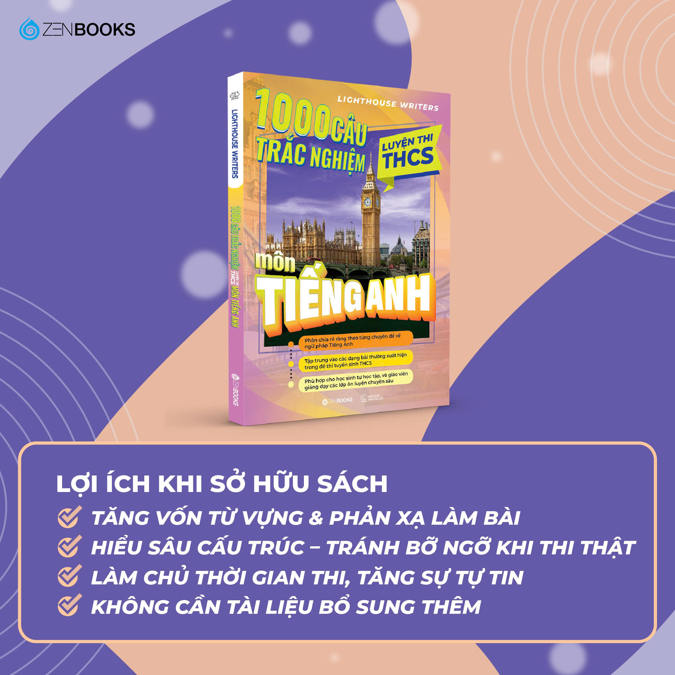 1000 Câu Trắc Nghiệm Luyện Thi THCS Môn Tiếng Anh - Ảnh 5