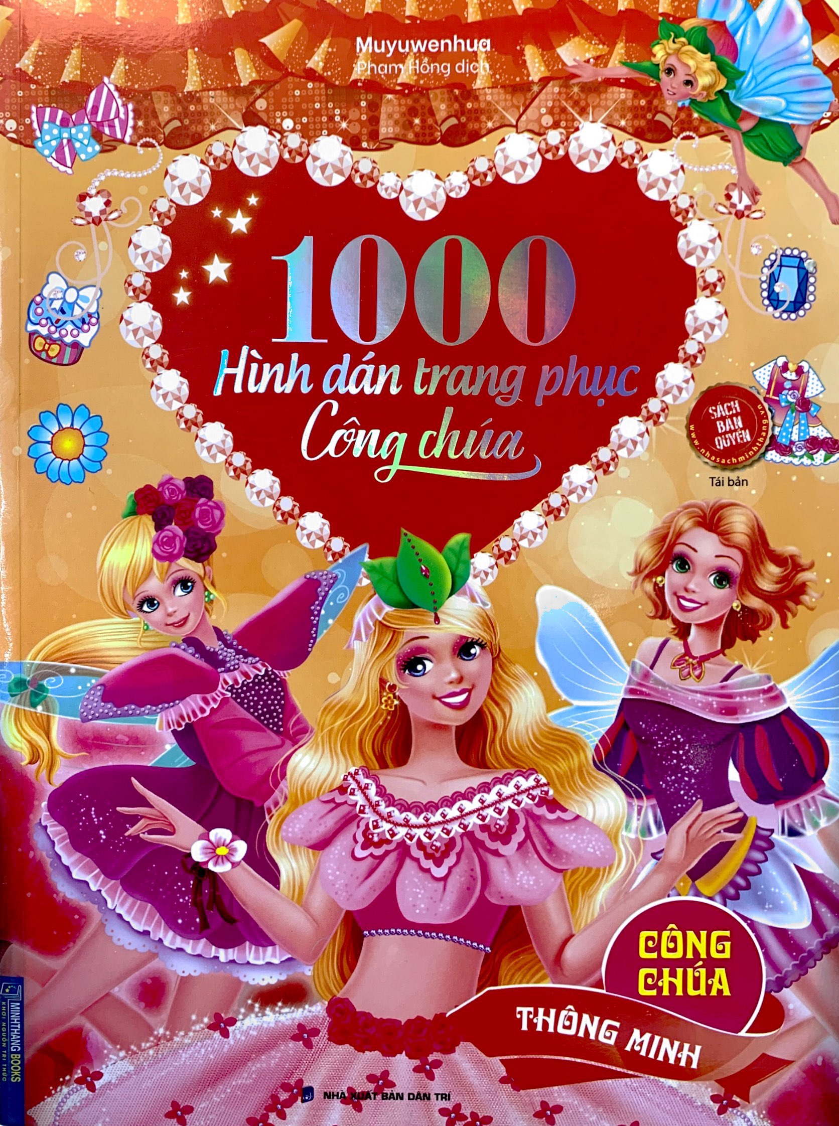 1000 hình dán trang phục công chúa - công chúa thông minh (tái bản 2022) - Ảnh 2