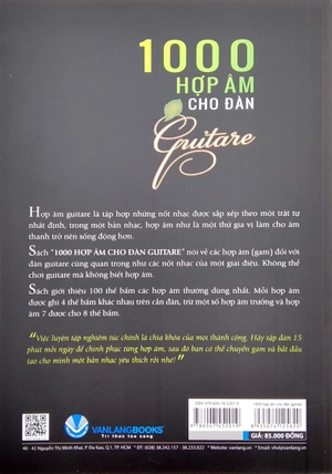 1000 hợp âm cho đàn guitare (tái bản) - Ảnh 6