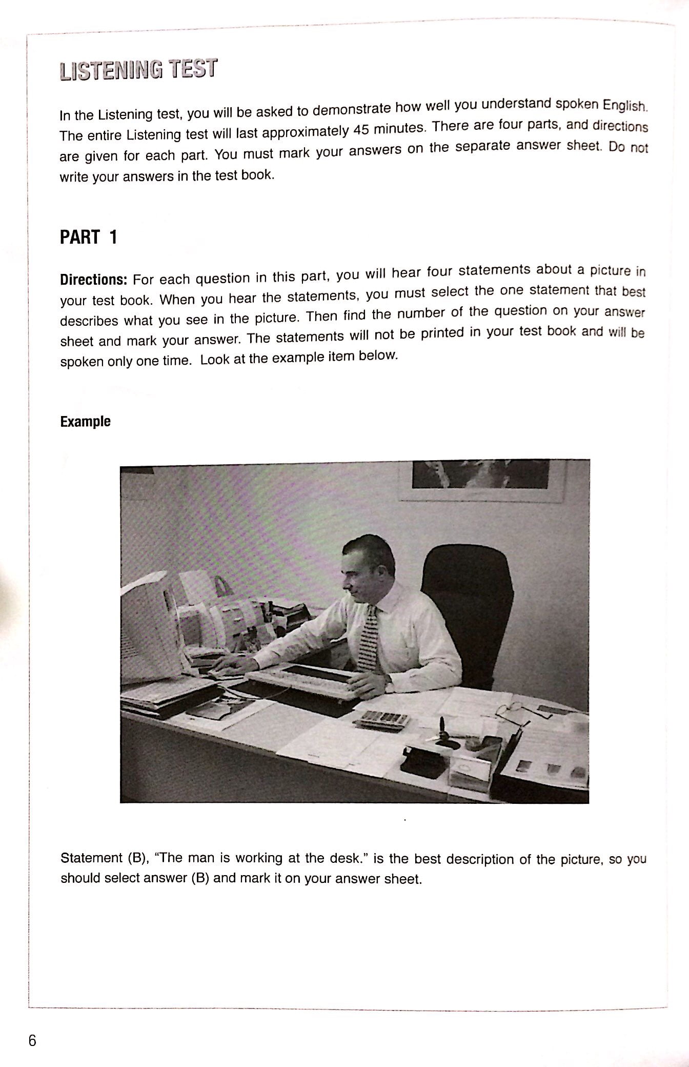 1000 listening comprehension practice test items for the new toeic test - Ảnh 4