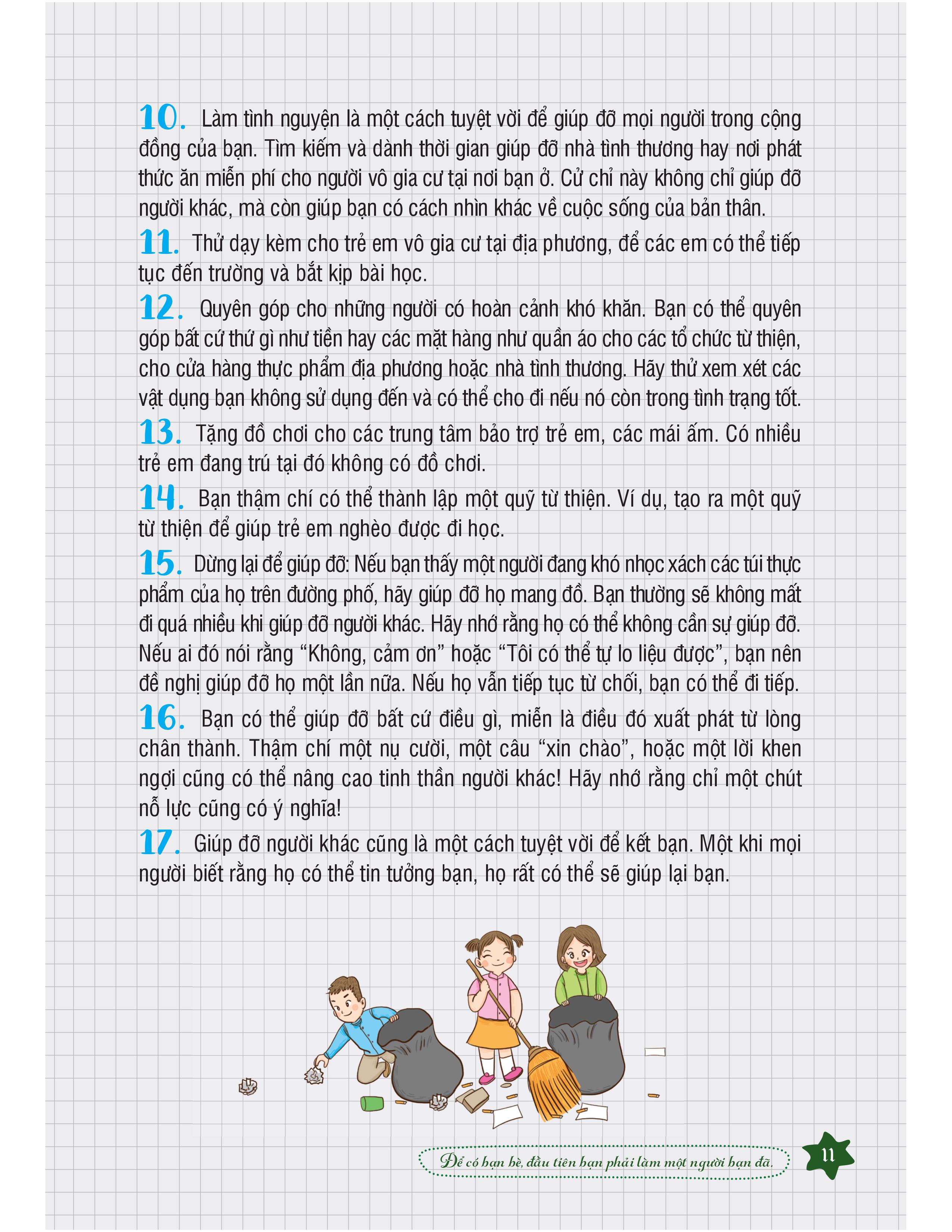 1001 bí quyết dành cho tuổi học trò - hướng dẫn sử dụng tình bạn - Ảnh 9