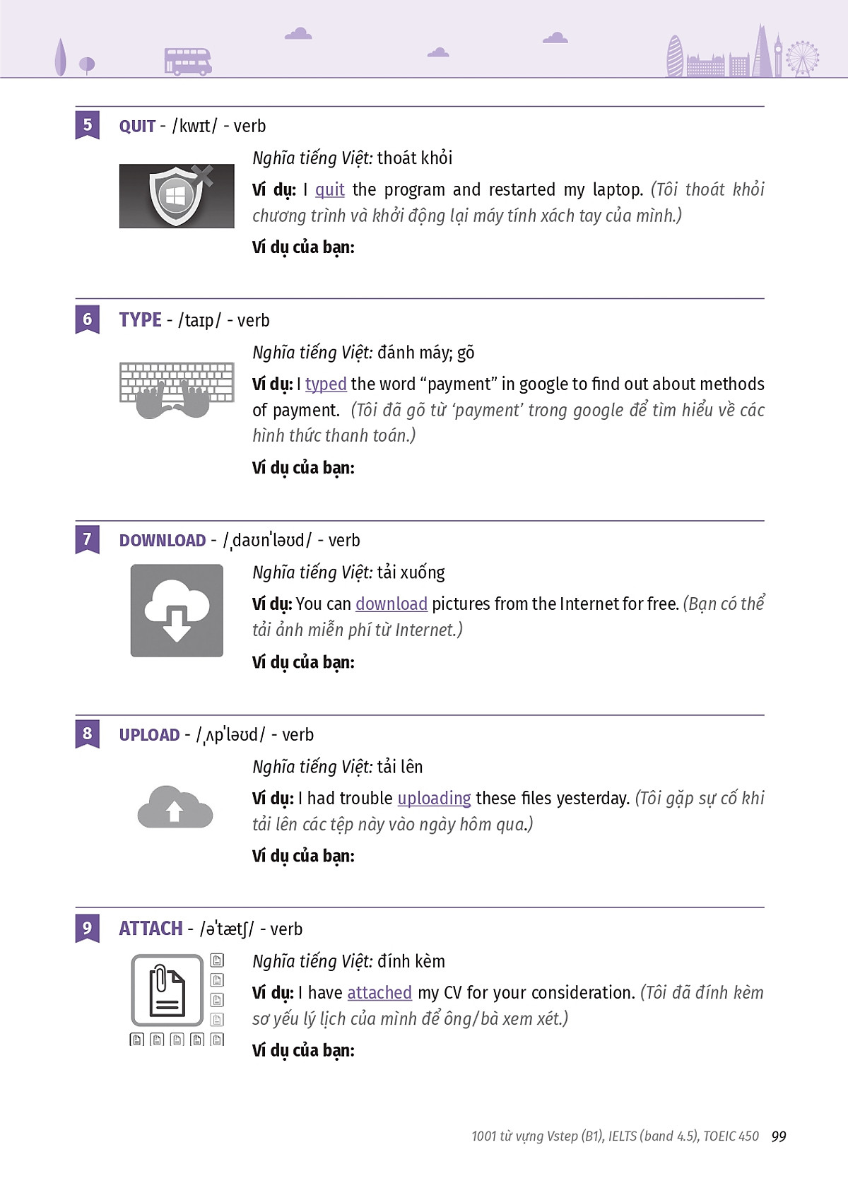 1001 từ vựng vstep - Ảnh 5