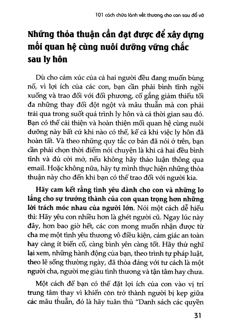 101 cách chữa lành vết thương cho con sau đổ vỡ - để con không tổn thương và vẫn luôn yêu bố mẹ - Ảnh 10