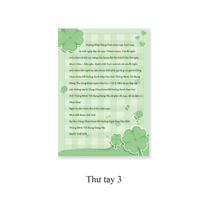 101 cách viết thư tình tán(g) lớp trưởng - tặng kèm bookmark bồi cứng + ngẫu nhiên một trong ba lá thư - Ảnh 6