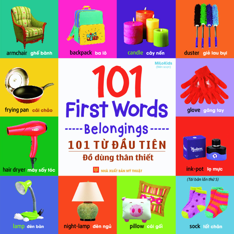 101 First Words - Belongings - 101 Từ Đầu Tiên - Đồ Dùng Thân Thiết - Bìa Cứng (Tái Bản 2025) - Ảnh 2