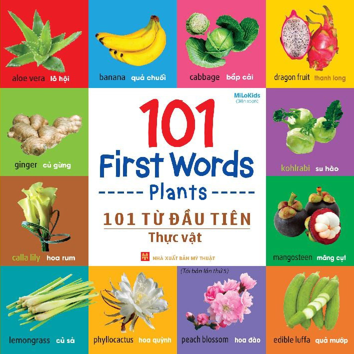 101 First Words - Plants - 101 Từ Đầu Tiên - Thực Vật - Bìa Cứng (Tái Bản 2025) - Ảnh 2