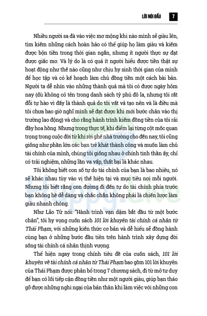 101 lời khuyên tài chính cá nhân từ thái phạm - Ảnh 7