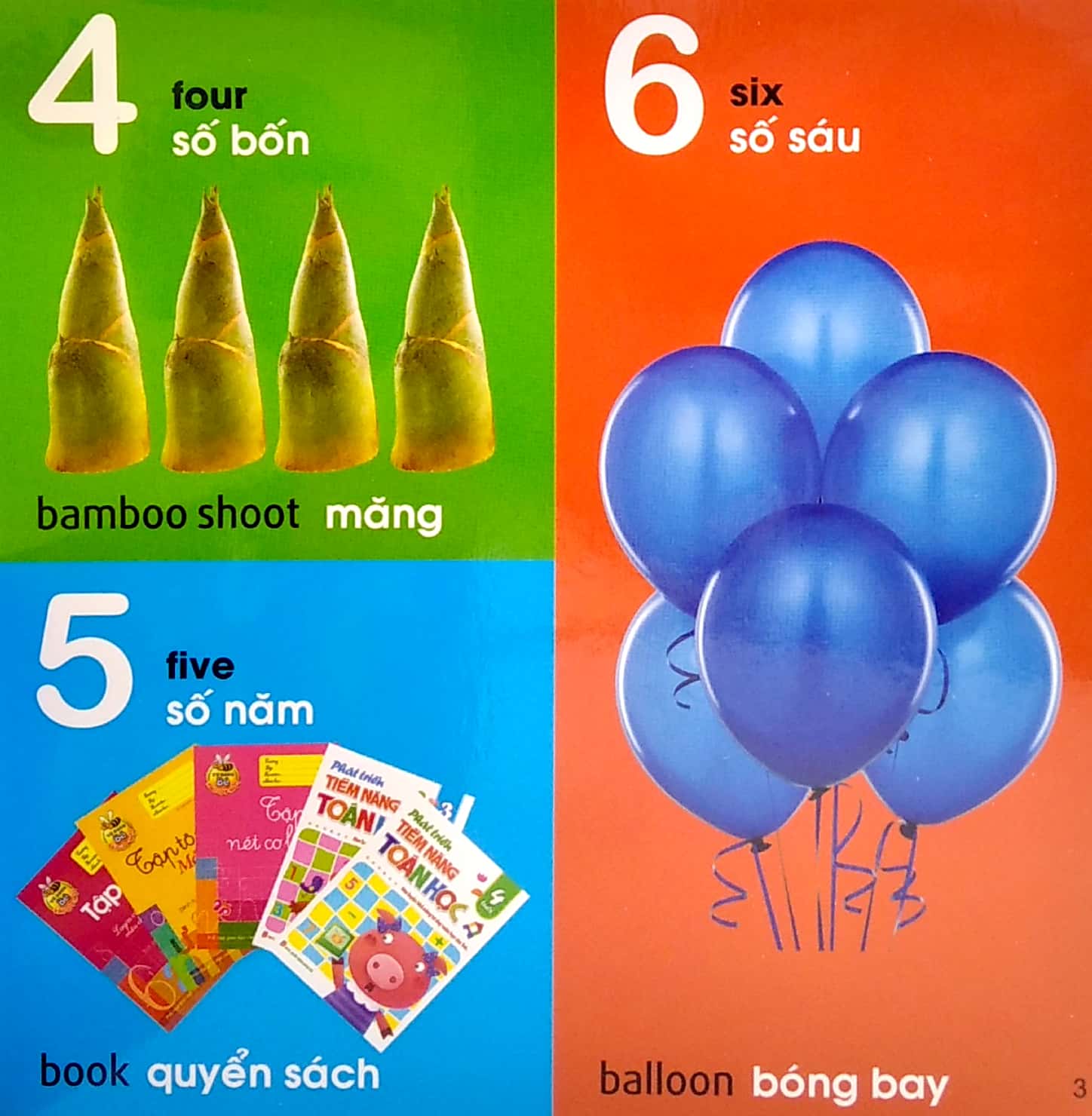 101 từ đầu tiên: chữ số-hình dạng-màu sắc - 101 first words: numbers-shapes-colours (2022) - Ảnh 4