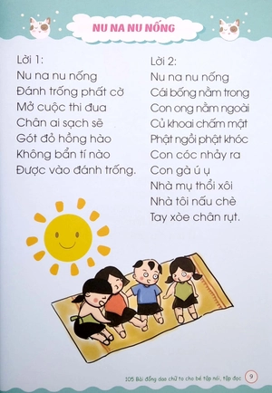 105 bài đồng dao chữ to cho bé tập nói, tập đọc - Ảnh 6