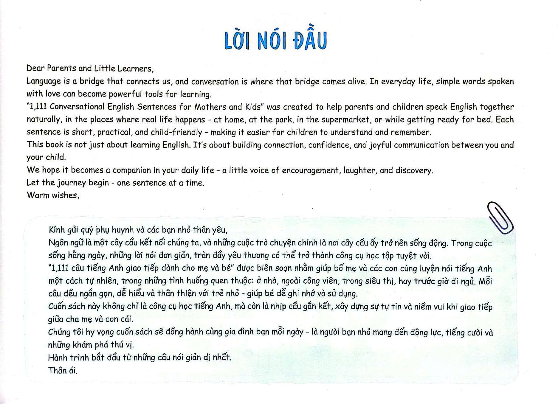 1111 Câu Giao Tiếp Tiếng Anh Cho Mẹ Và Bé - Ảnh 5