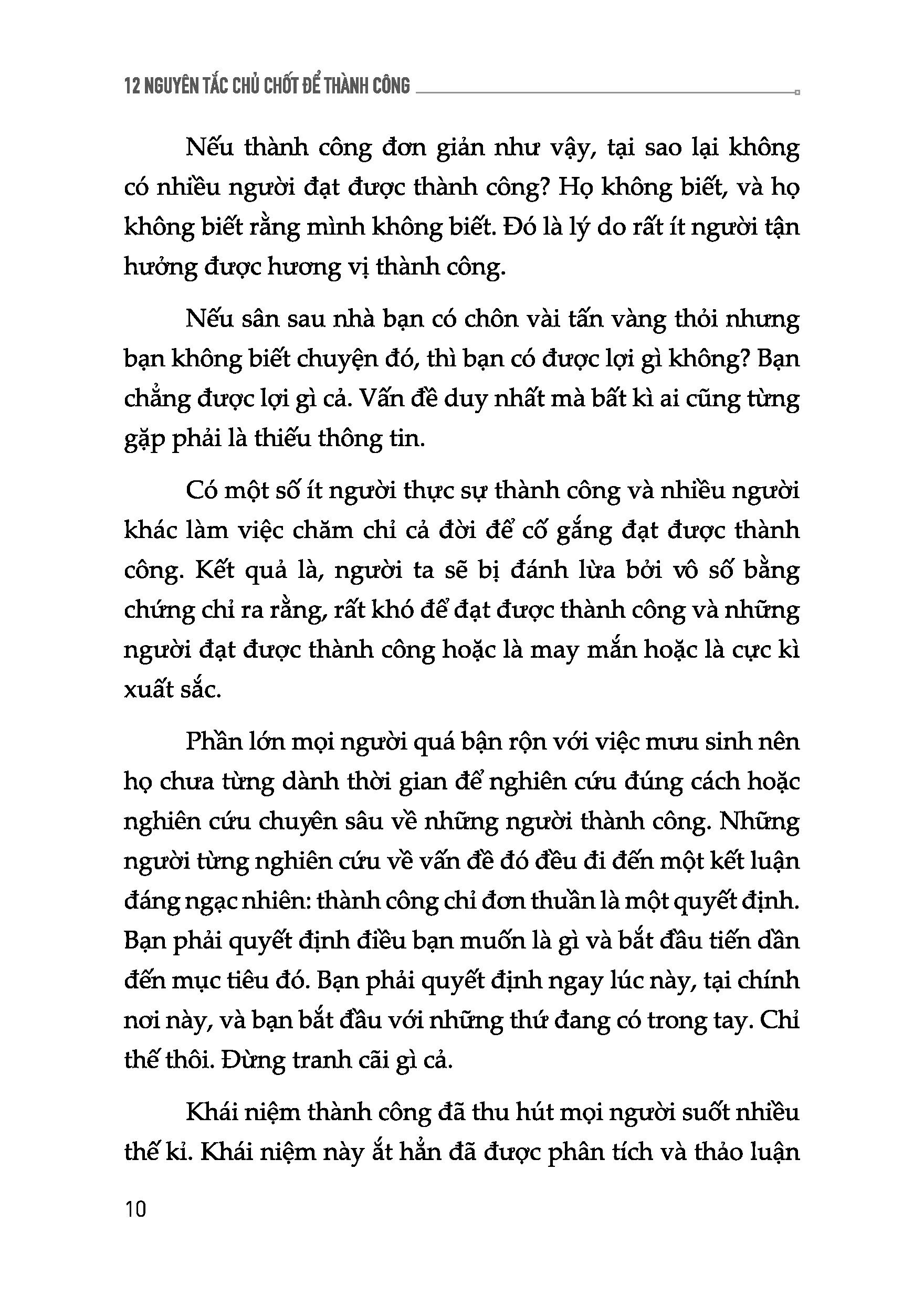 12 nguyên tắc chủ chốt để thành công - Ảnh 8