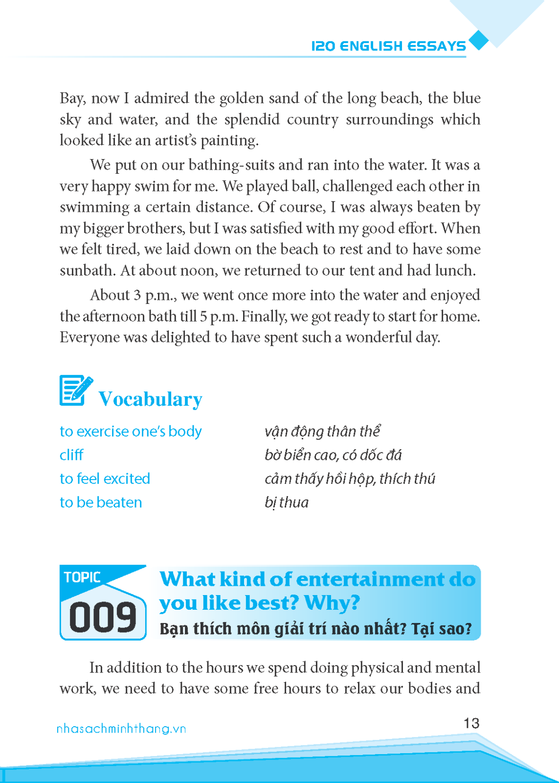 120 bài luận tiếng anh (tái bản 2023) - Ảnh 9