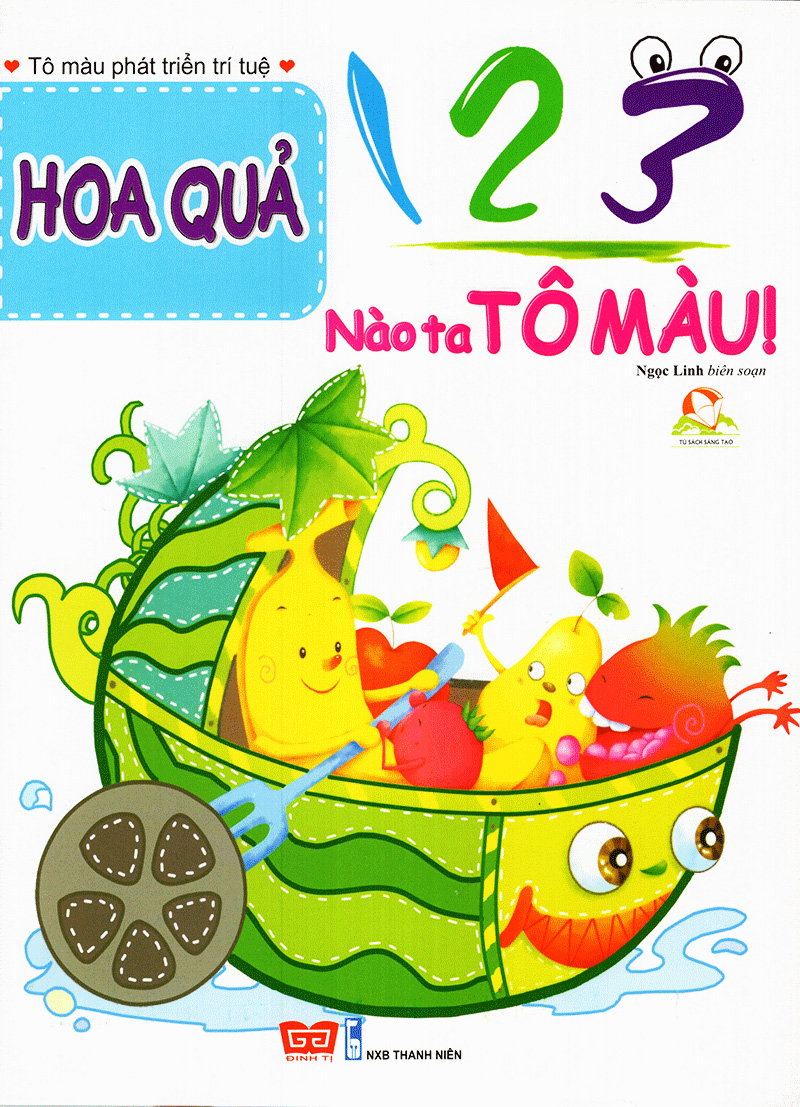 123 nào ta tô màu! hoa quả - Ảnh 2