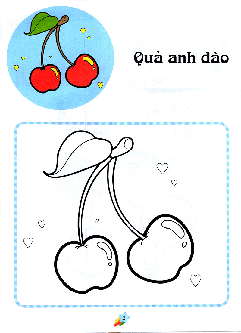 123 nào ta tô màu! hoa quả - Ảnh 3