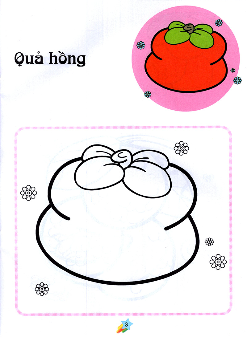 123 nào ta tô màu! hoa quả - Ảnh 4