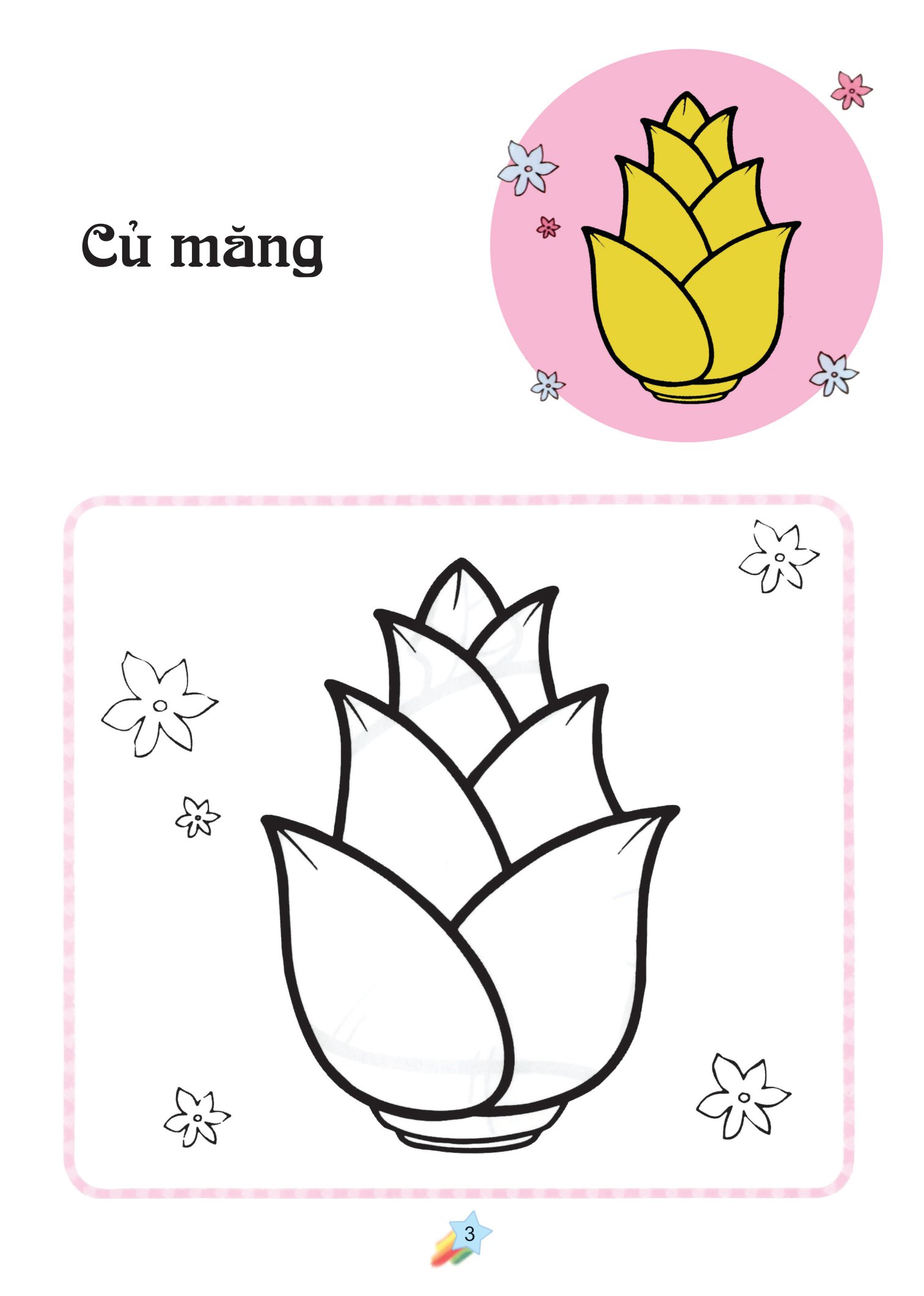 123 nào ta tô màu! rau xanh - Ảnh 2