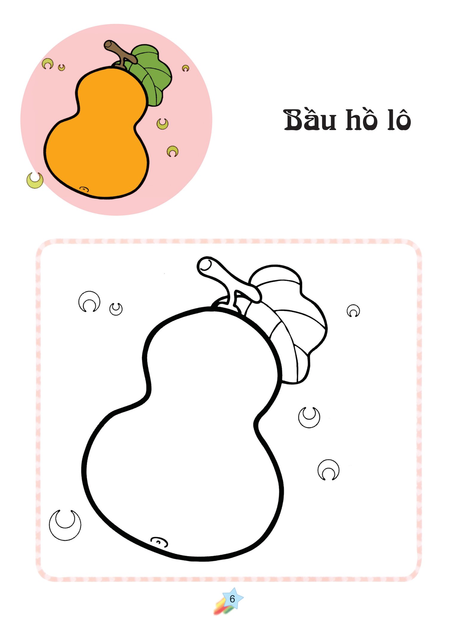 123 nào ta tô màu! rau xanh - Ảnh 5