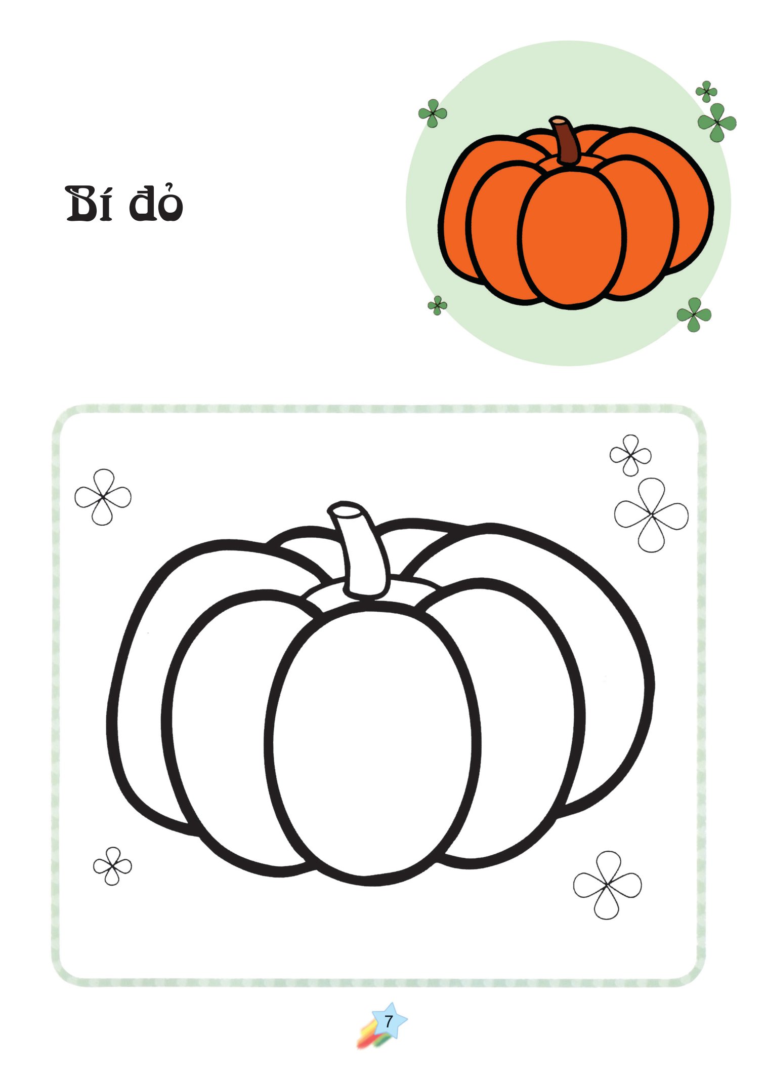 123 nào ta tô màu! rau xanh - Ảnh 6