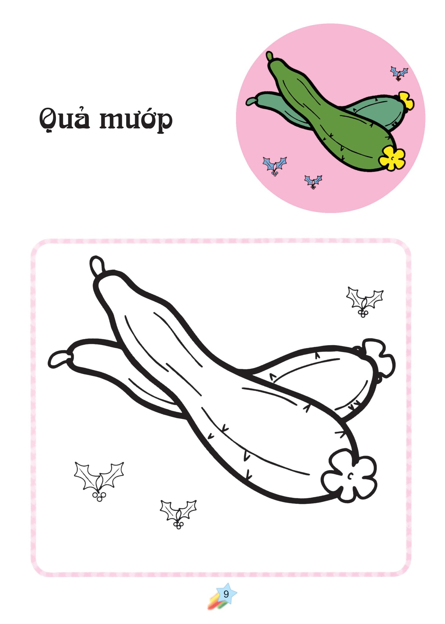 123 nào ta tô màu! rau xanh - Ảnh 8