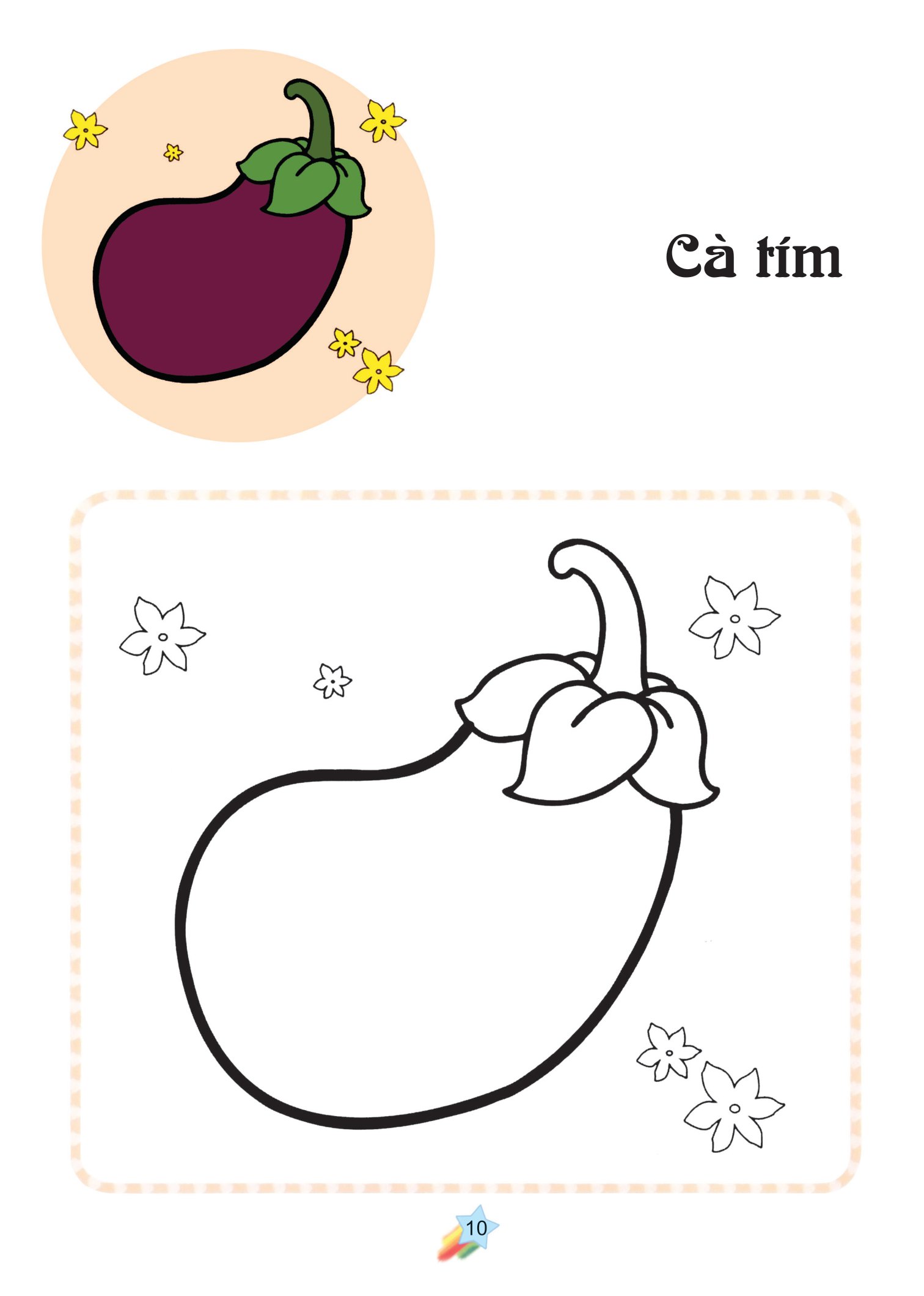 123 nào ta tô màu! rau xanh - Ảnh 9