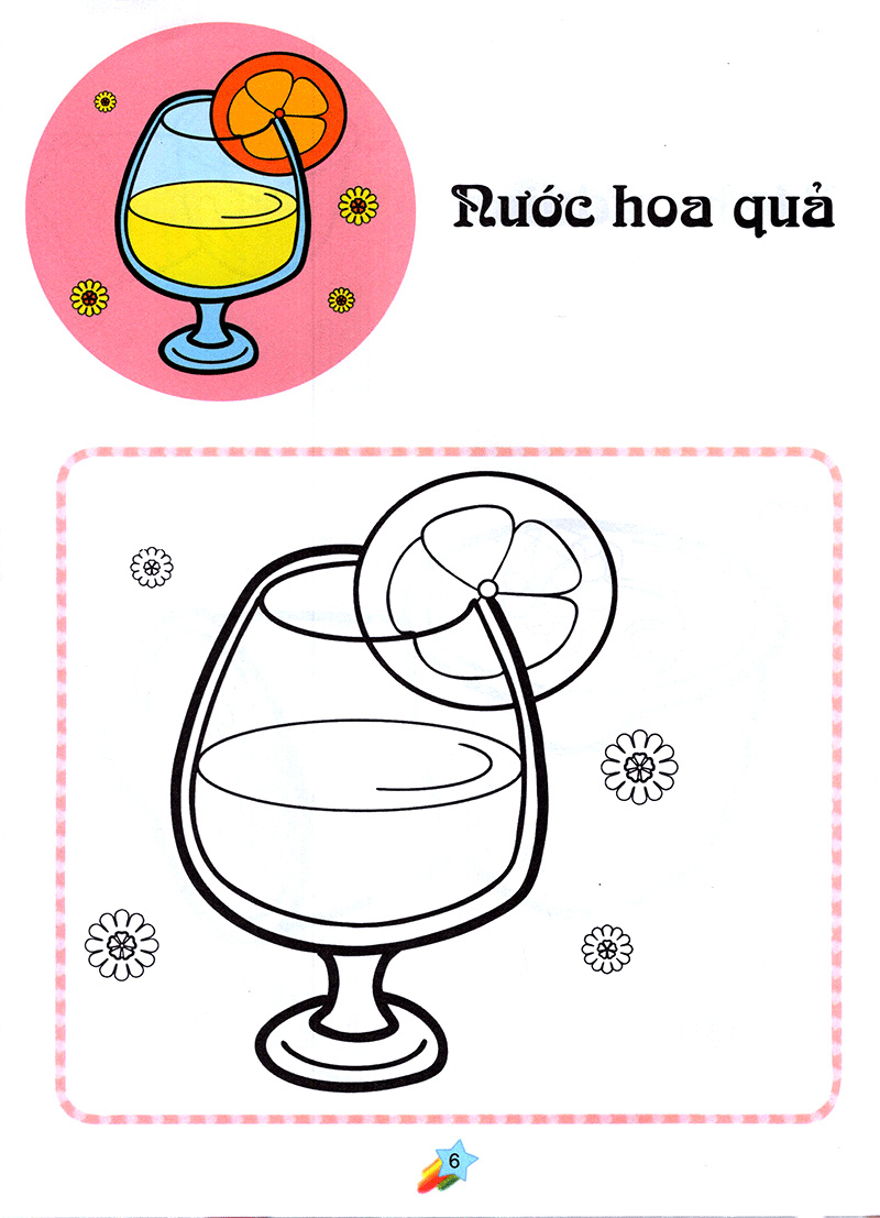 123 nào ta tô màu! thức ăn - Ảnh 7