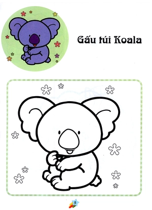 123 nào ta tô màu! vườn thú - Ảnh 10