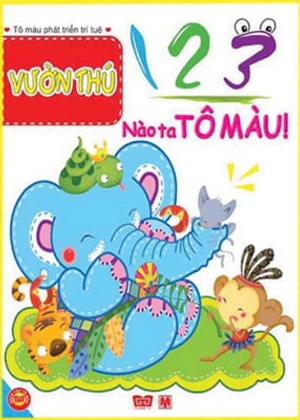 123 nào ta tô màu! vườn thú - Ảnh 2