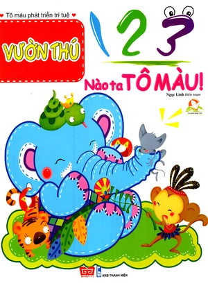 123 nào ta tô màu! vườn thú - Ảnh 3